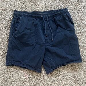Men's Navy Blue Casual Shorts